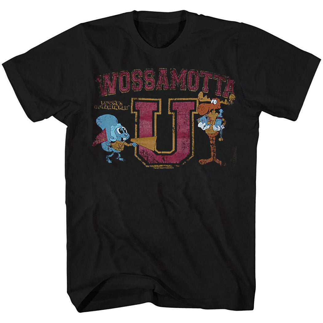 Rocky and Bullwinkle Wossamotta U T-Shirt