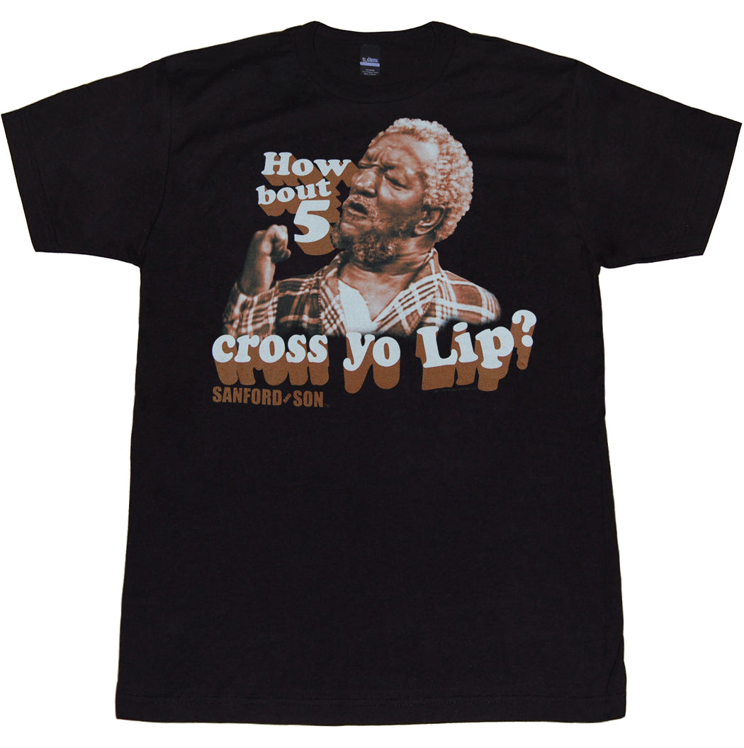 Sanford and Son 5 Across Your Lip Adult T-Shirt