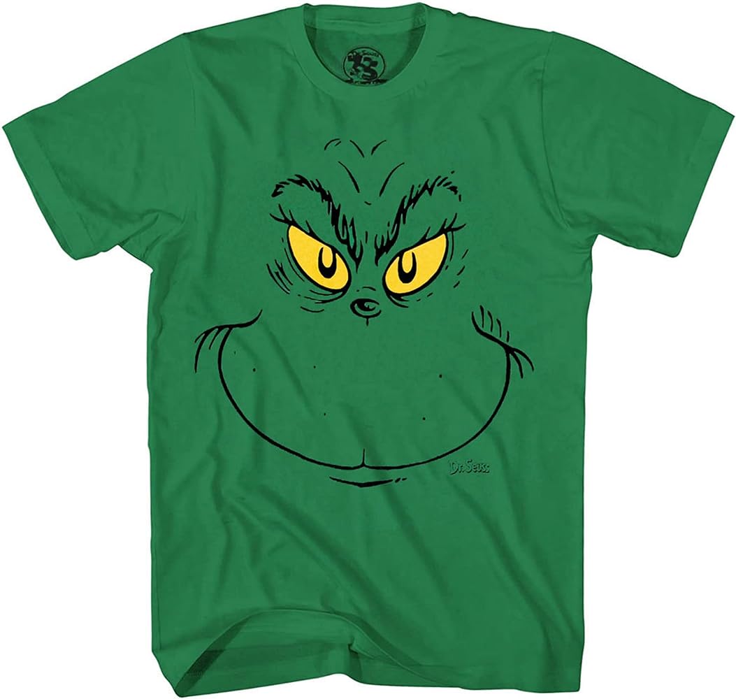 Dr. Seuss Grinch Face Youth T-Shirt