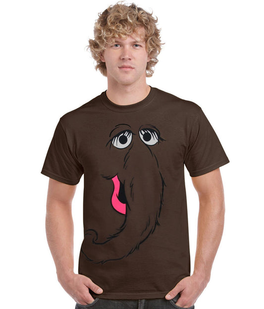 Sesame Street Snuffy Face Adult T-Shirt