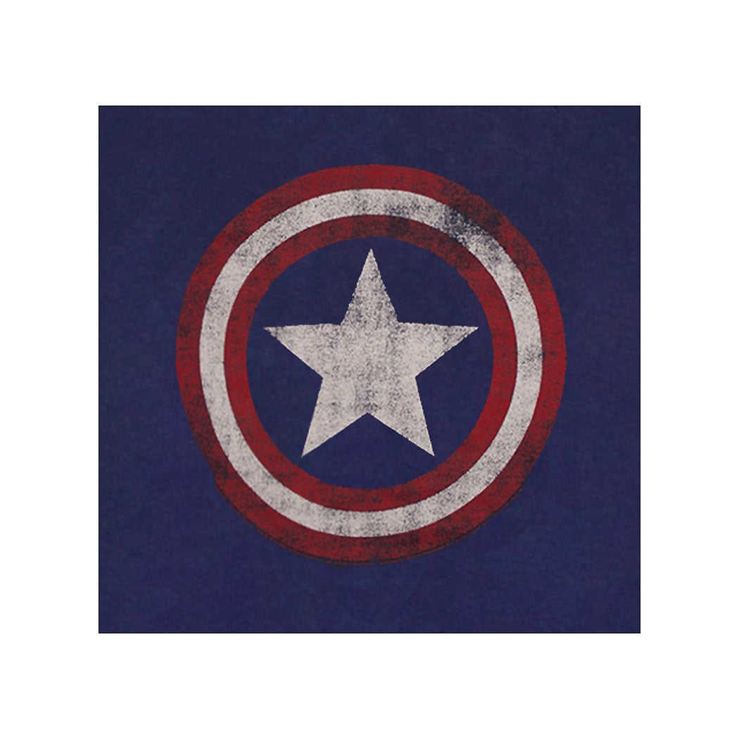 Captain America Distressed Shield T-Shirt
