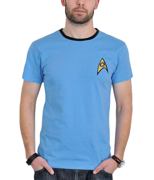 Star Trek Spock Science Uniform Badge Costume T-Shirt
