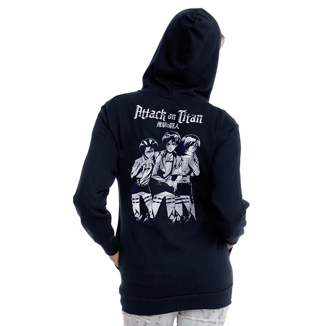 Attack on Titan Trio Junior Women's Hoodie