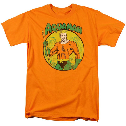 Aquaman King of Atlantis Distressed Circle T-Shirt