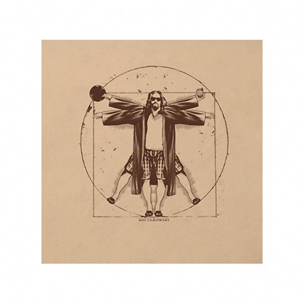 Big Lebowski Vitruvian T-Shirt