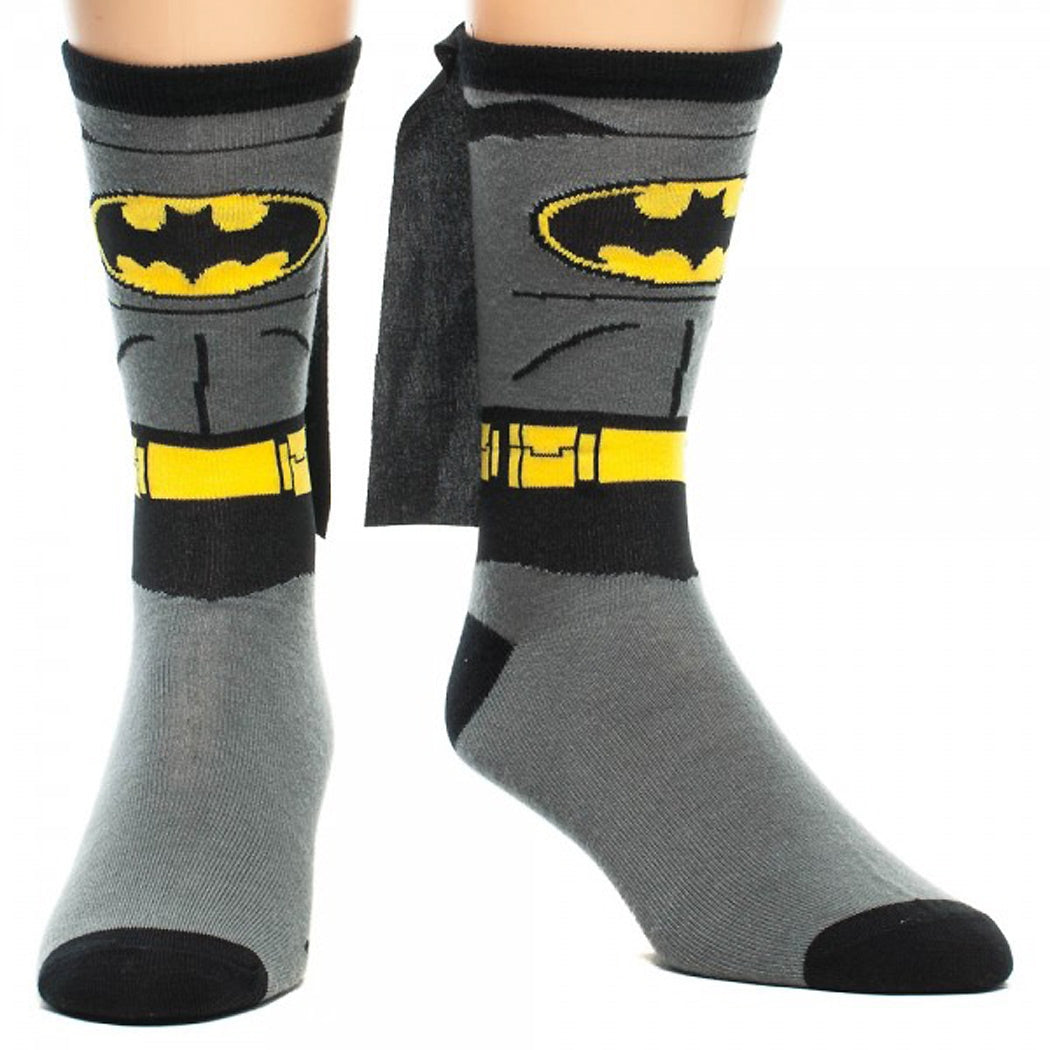 Batman Costume Cape Crew Socks
