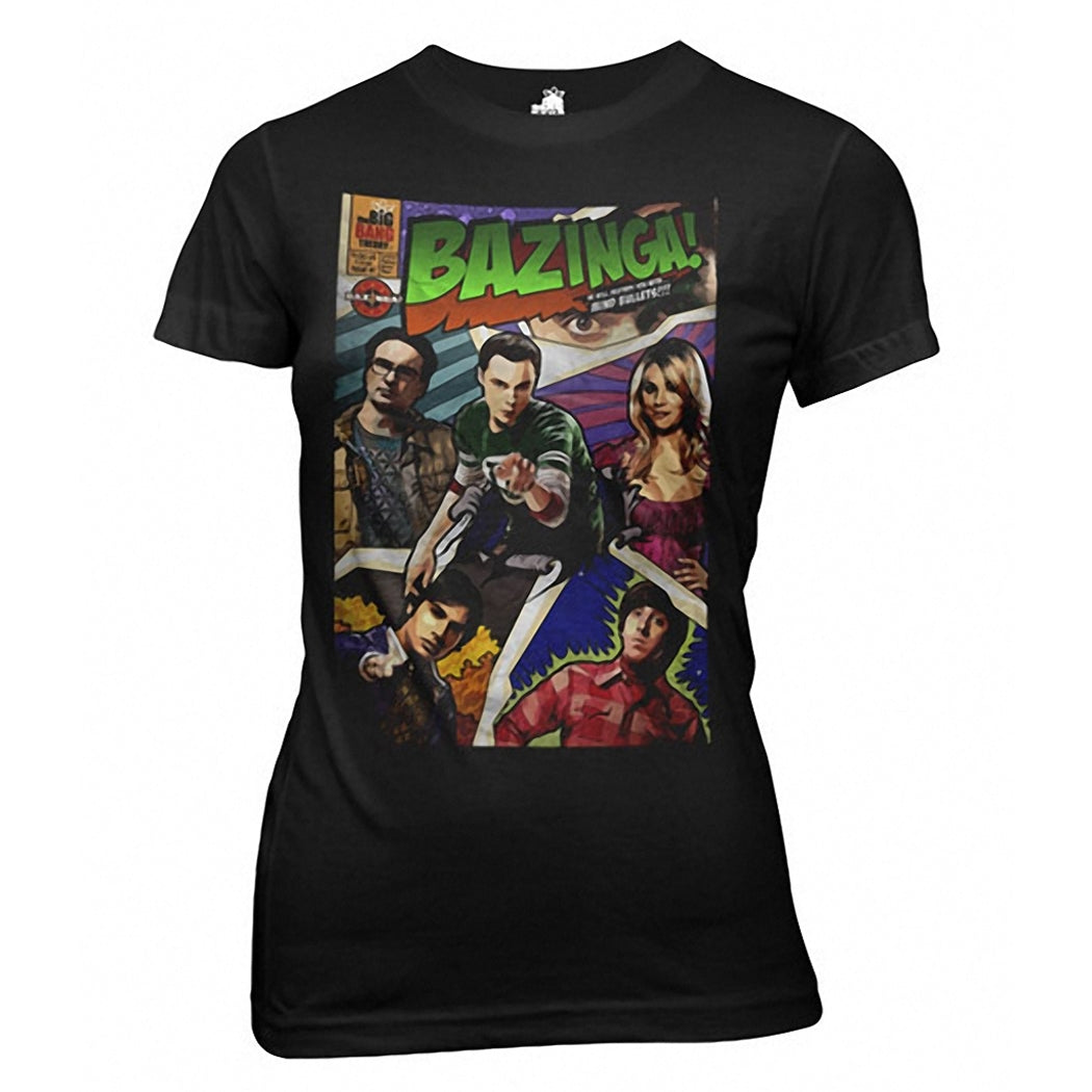 Big Bang Theory Bazinga Comic Junior Tee