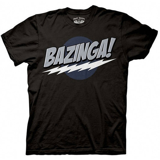 Big Bang Theory Bazinga Black T-Shirt