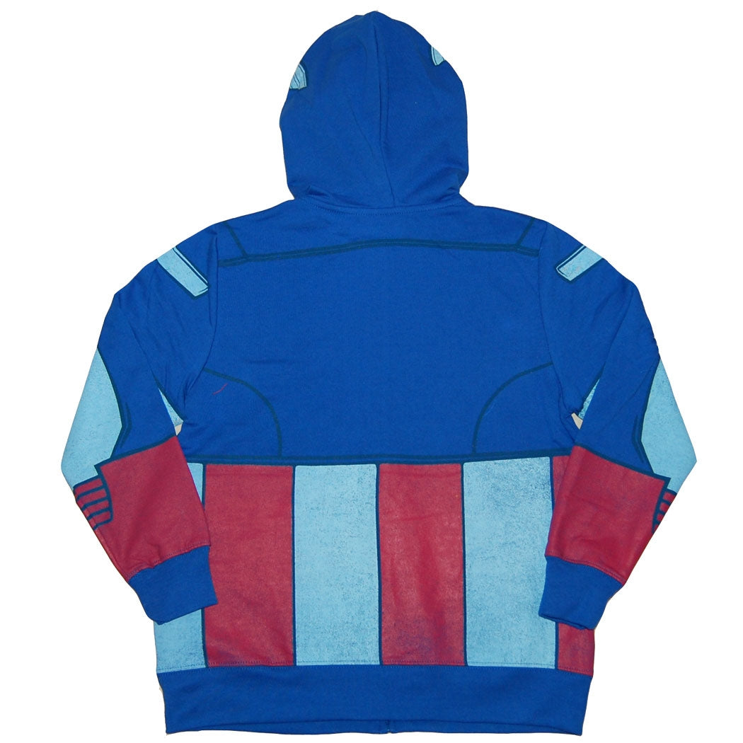 Captain America Costume Youth Kids Hoodie