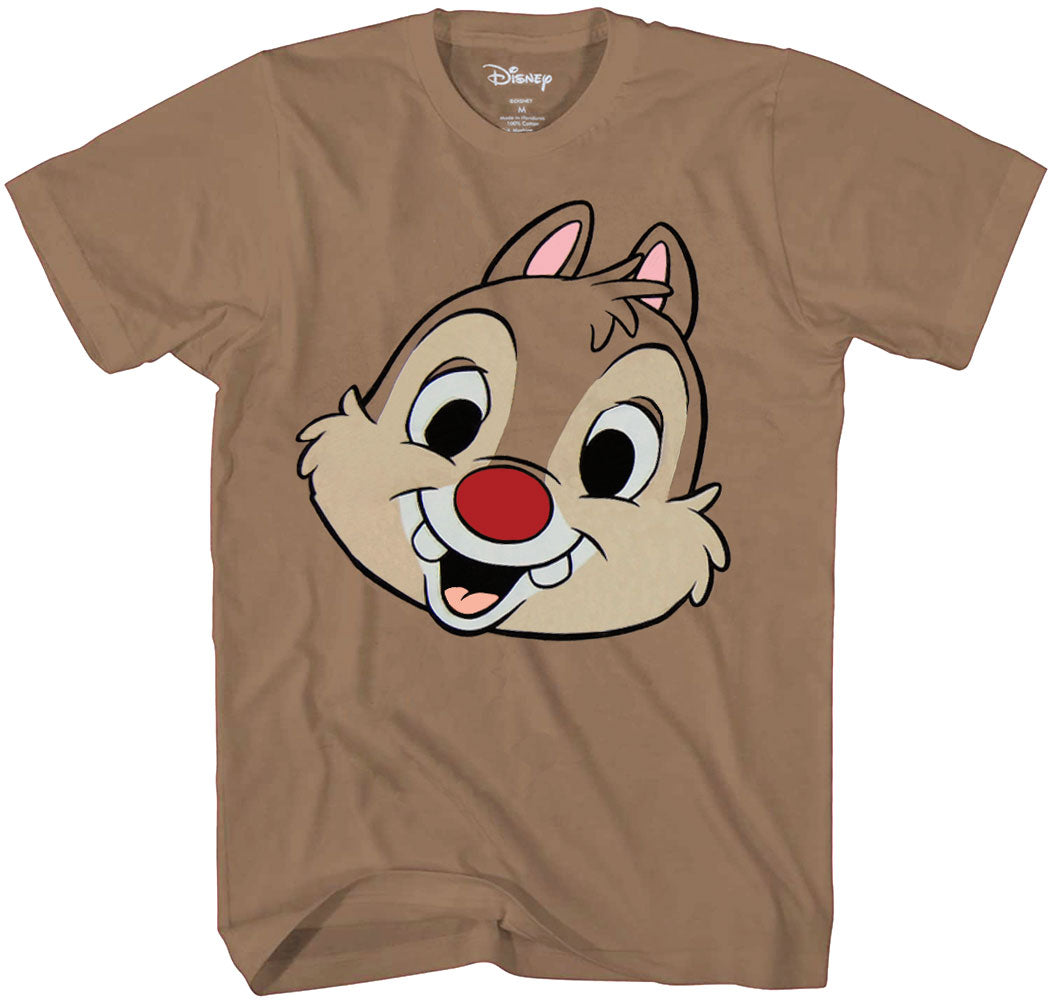 Chip 'N Dale Chipmunk Dale Face T-Shirt