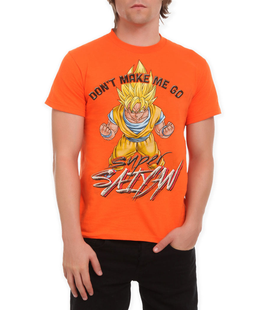 Dragon Ball Z Dont Make Me Go Super Saiyan T-Shirt