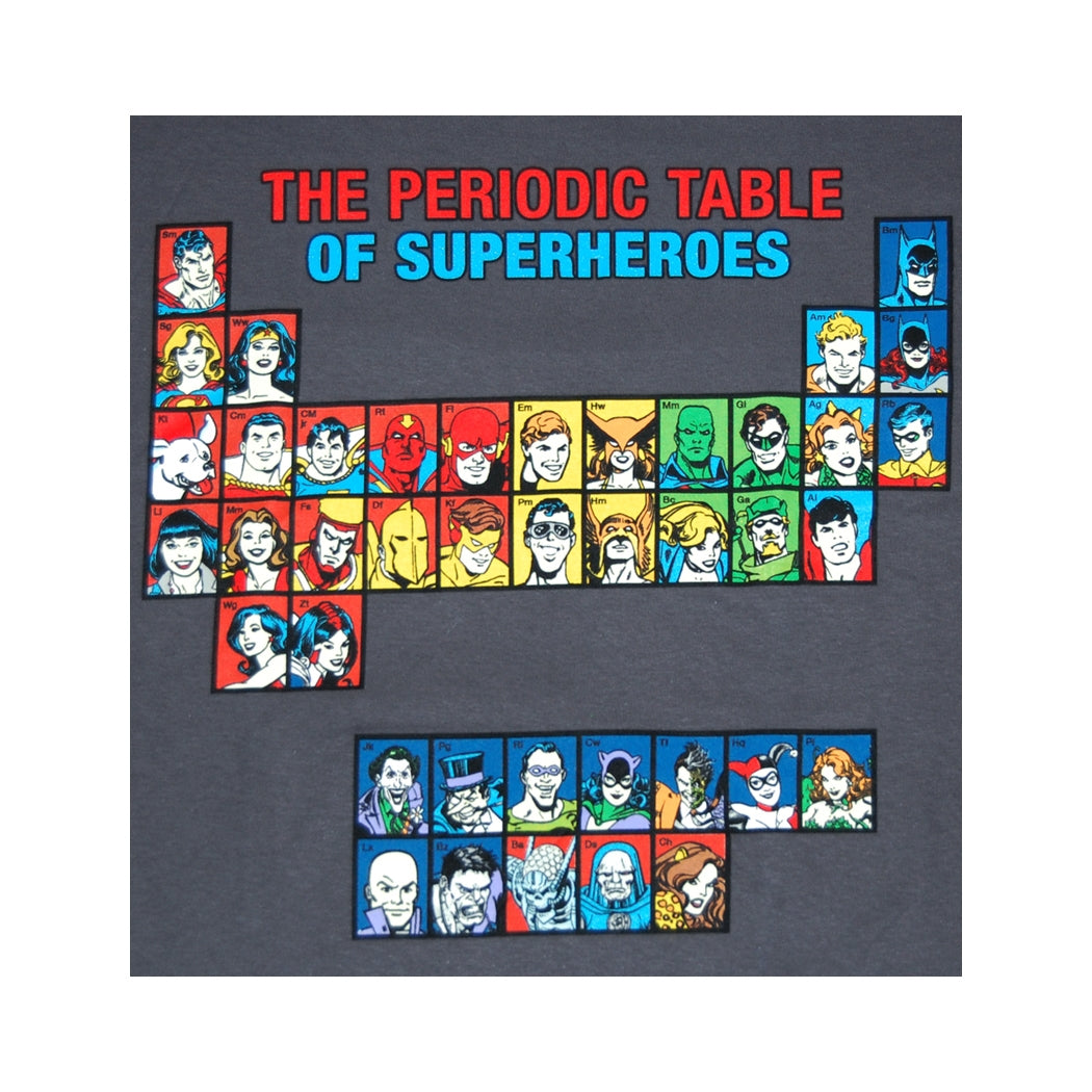 Superhero Periodic Table T-Shirt