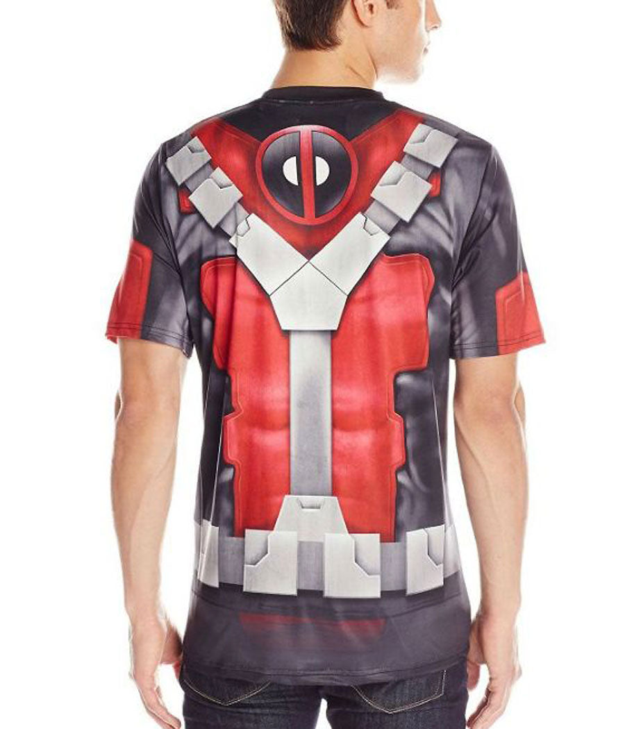 Deadpool Sublimated Costume T-Shirt