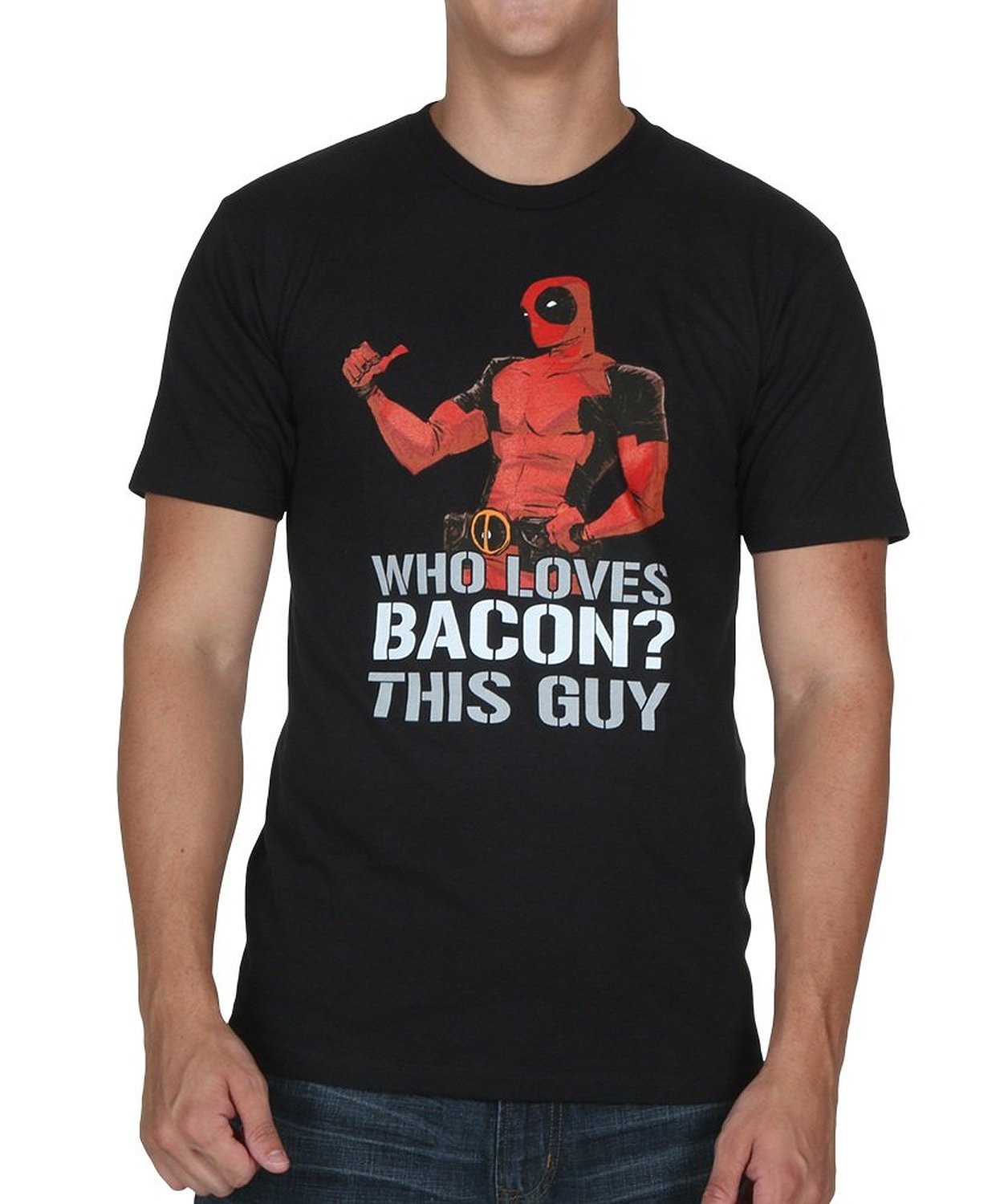 Deadpool Loves Bacon T-Shirt