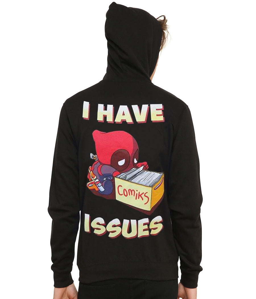 Deadpool I Have Issues Zip-Up Hoodie