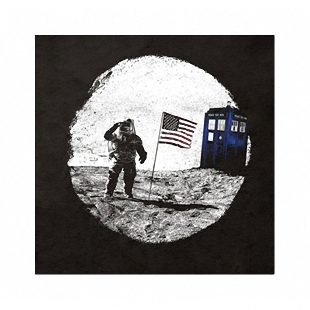 Doctor Who Tardis Moon Landing T-Shirt