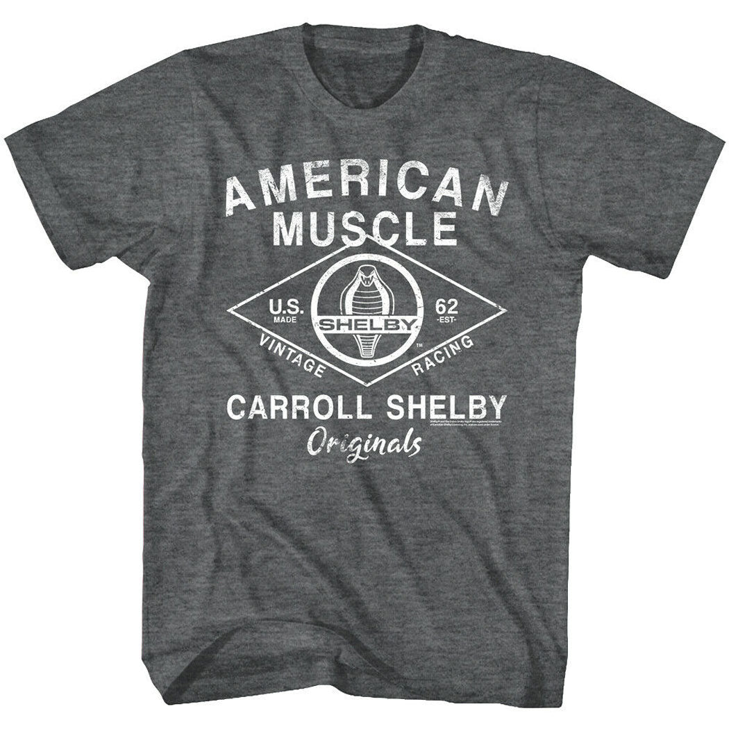 thumbnail image 2 of Shelby Cobra Snake Head Vintage Logo T-Shirt - American Classics - Carroll Shelby Muscle Car Tee 2 of 5