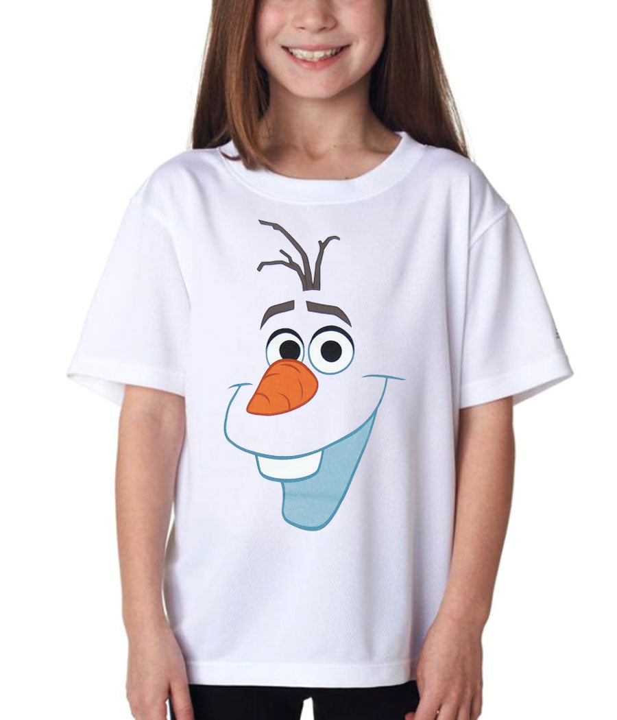 Frozen Olaf Smiley Face Youth T-Shirt