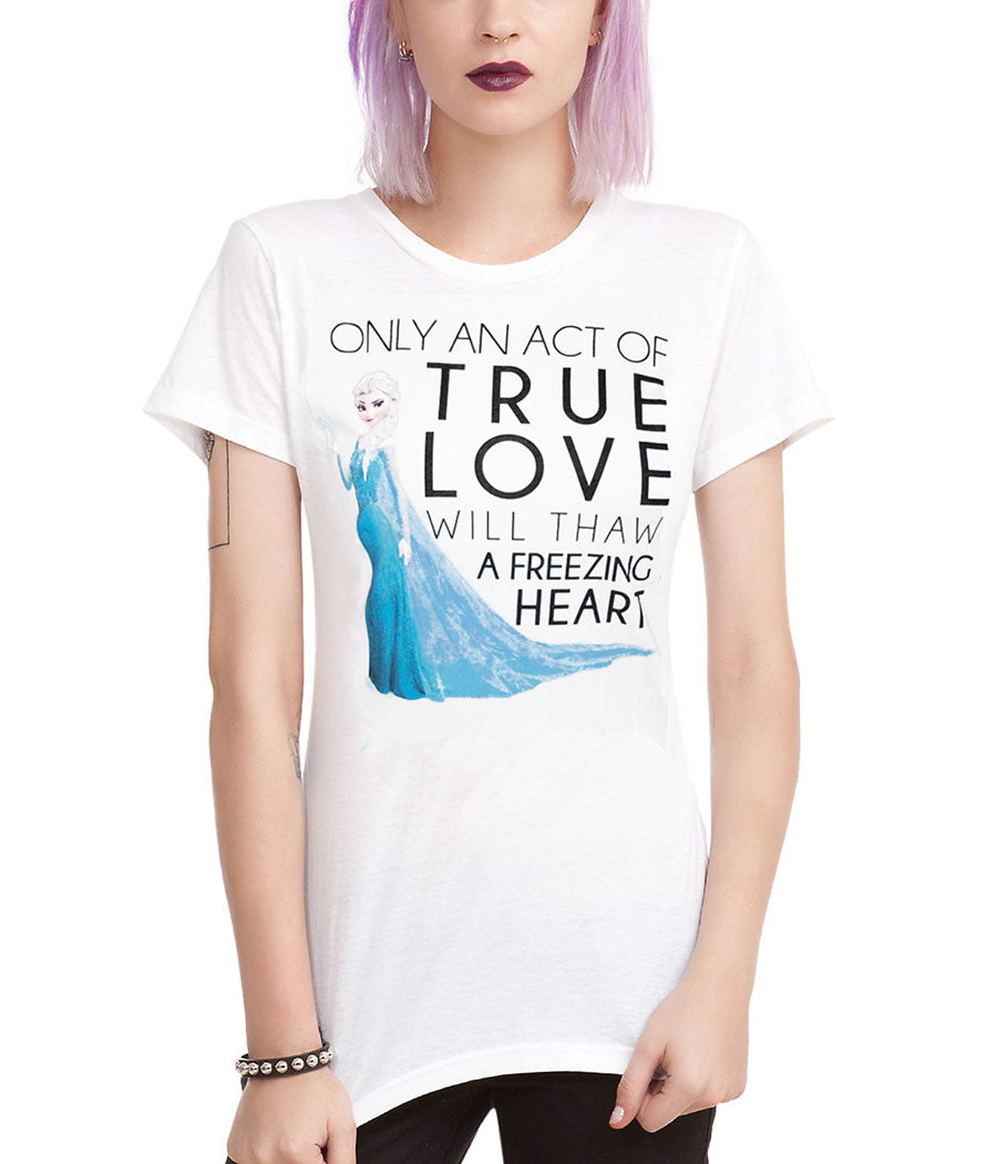 Frozen Elsa Act of True Love Junior Women's T-Shirt