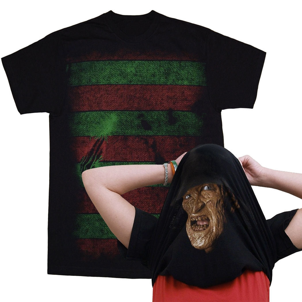 Nightmare on Elm Street I Am Freddy Krueger Pull Over Mask T-Shirt