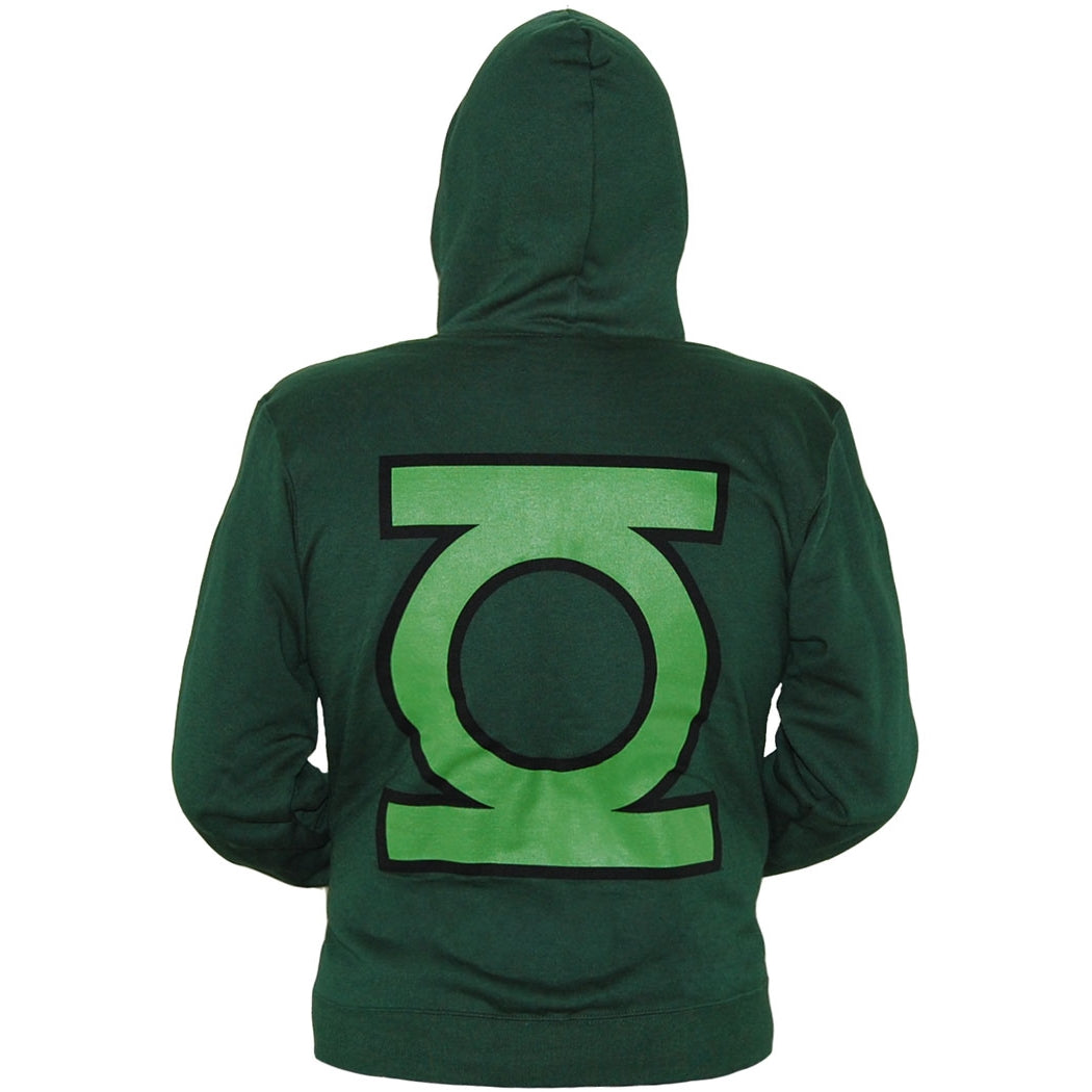Green Lantern Symbol Zip-Up Hoodie