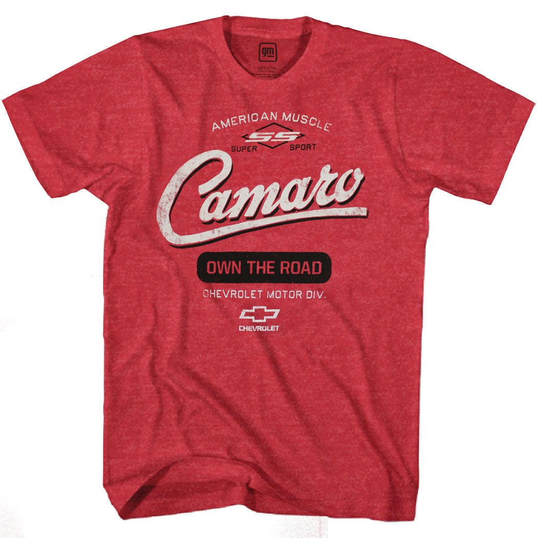 Chevrolet Camaro SS American Muscle T-Shirt Red