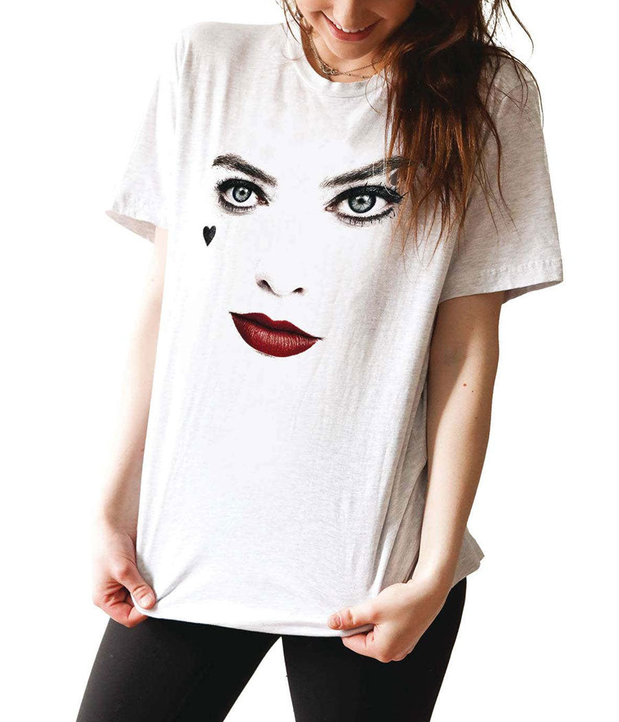 DC Comics Birds of Prey Harley Quinn Face T-Shirt