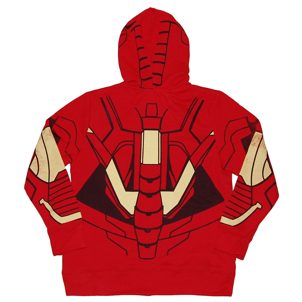 Iron Man Costume Youth Kids Hoodie