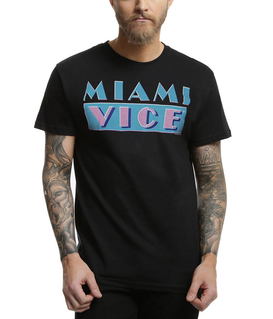 Miami Vice Logo Adult T-Shirt