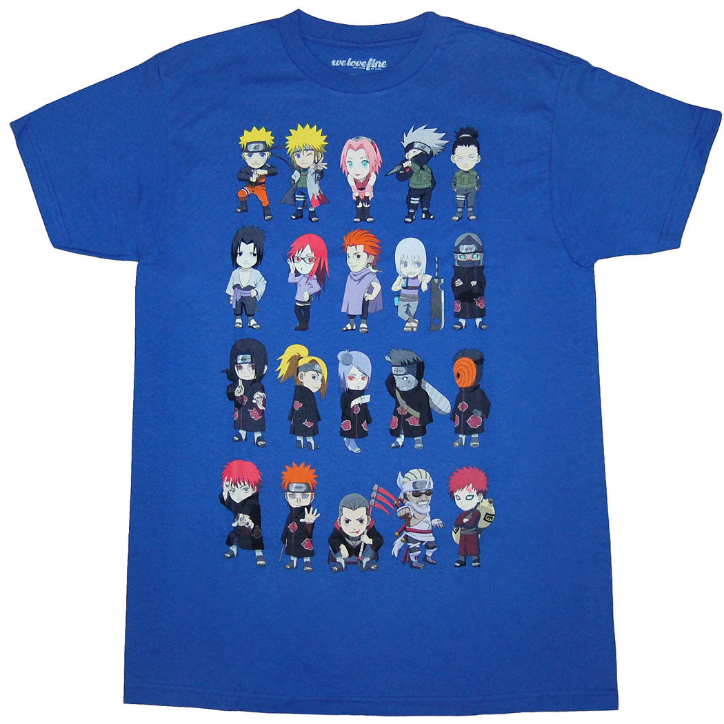 Naruto Shippuden Chibi Group T-Shirt