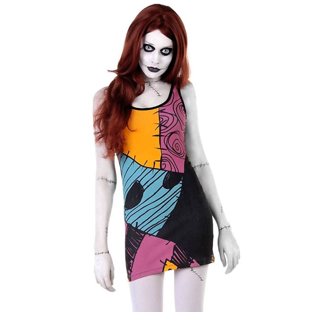 Nightmare Before Christmas I Am Sally Costume Tank Dress