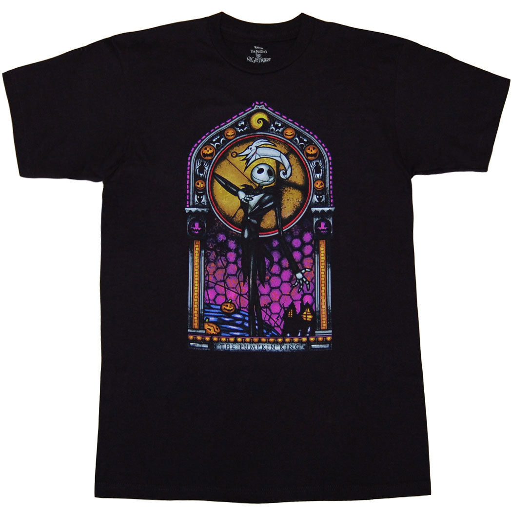 Nightmare Before Christmas Jack Stained Glass T-Shirt