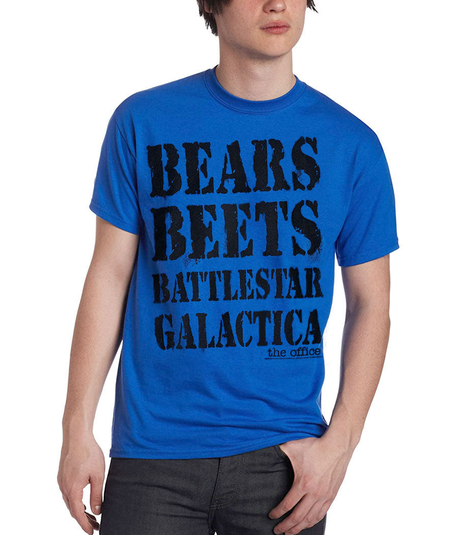 The Office Bears Beets Battlestar Galactica T-Shirt