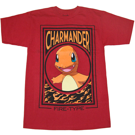Pokemon Charmander Fire Block T-Shirt