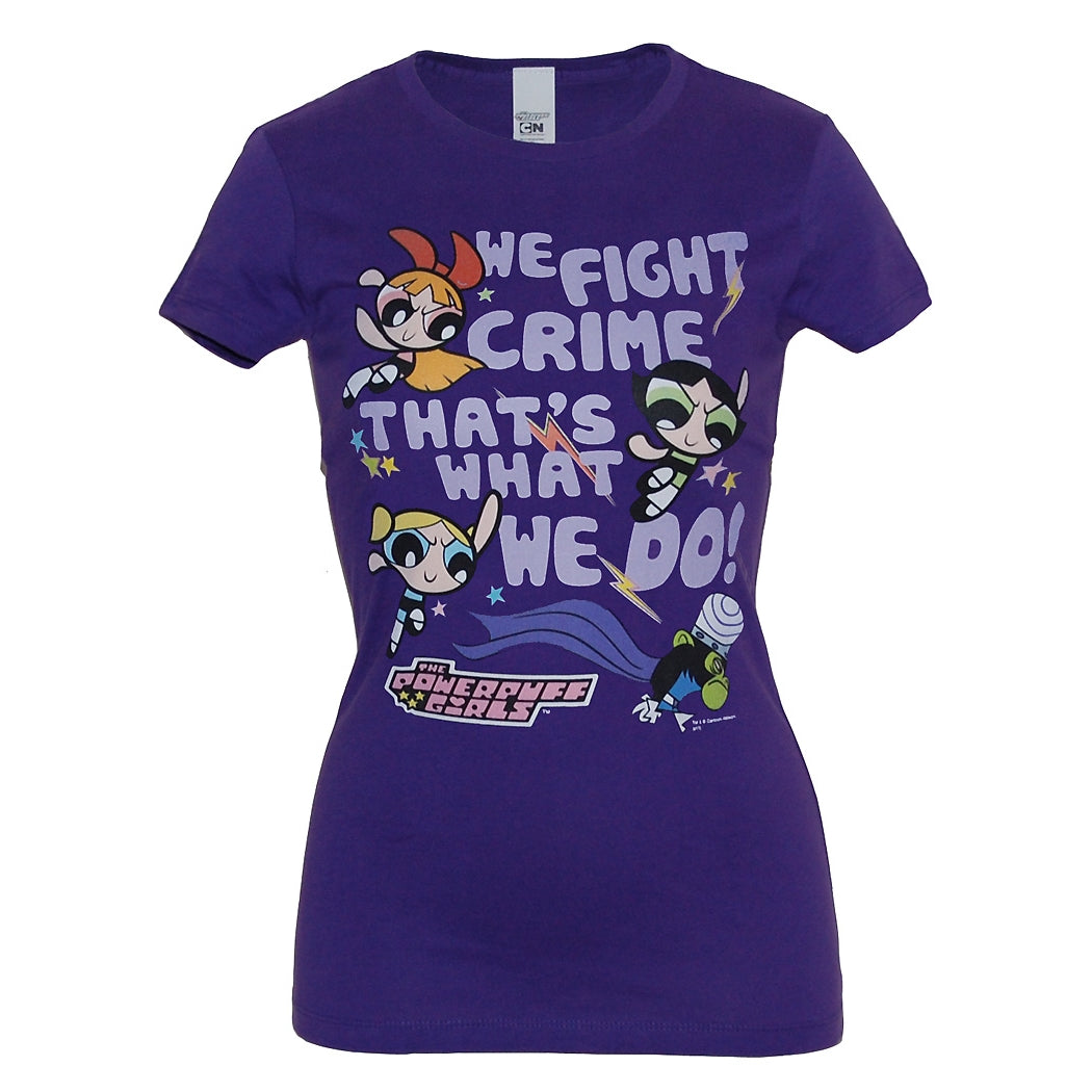 Powerpuff Girls Fight Crime Junior T-Shirt