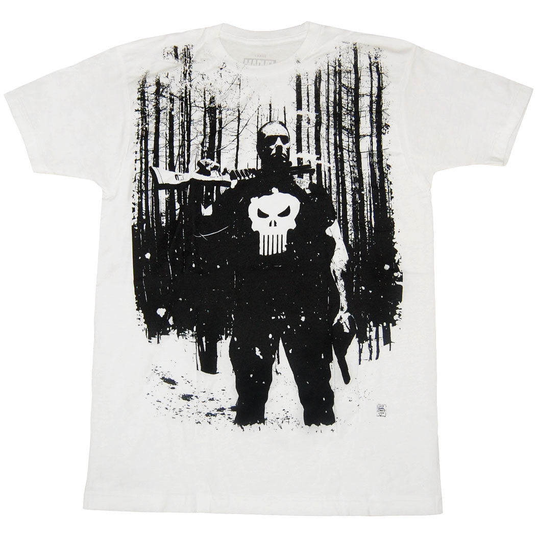T-shirt Marvel Le Punisher - Frank Castle - Logo Crâne - Coupe Classique Homme/femme - Produit Officiel