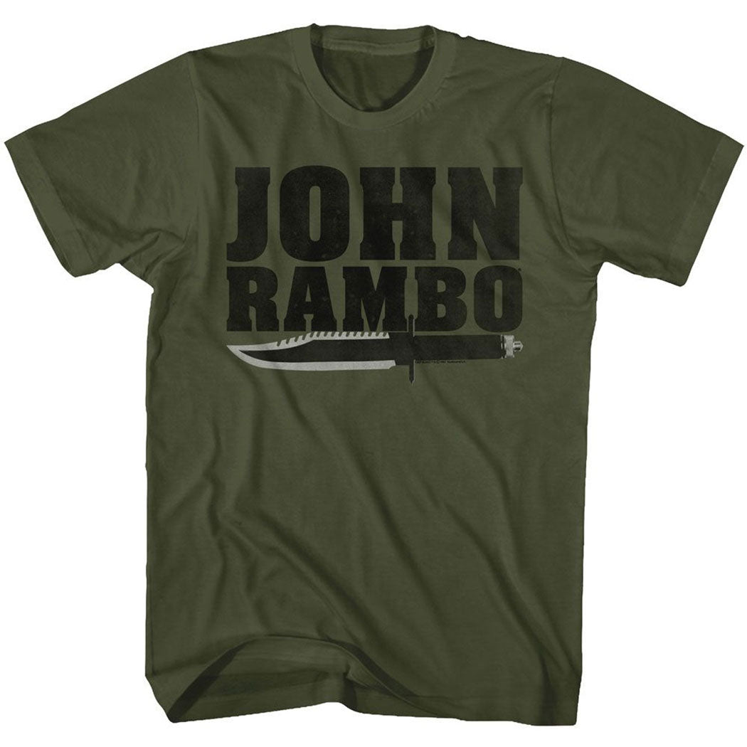 First Blood John Rambo Knife T-Shirt