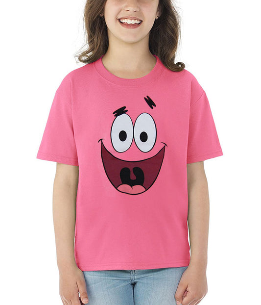 Patrick Star Face Youth Kids T-Shirt