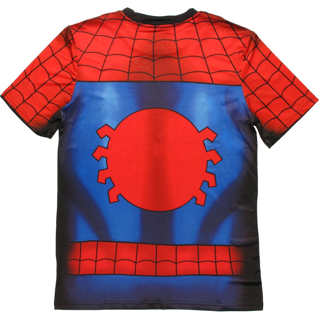 Spider-man Sublimated Athletic Costume T-Shirt