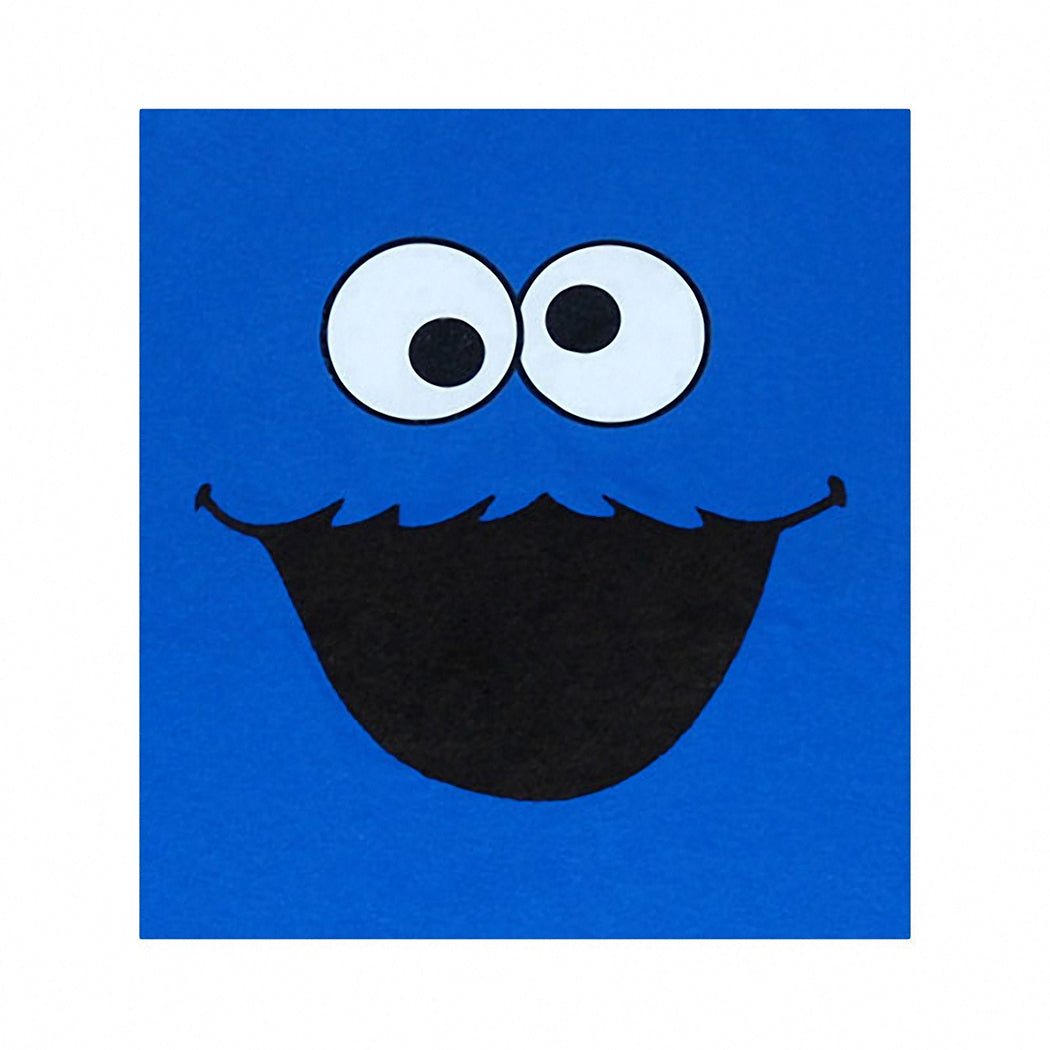 Sesame Street Cookie Monster Face Youth Kids T-Shirt