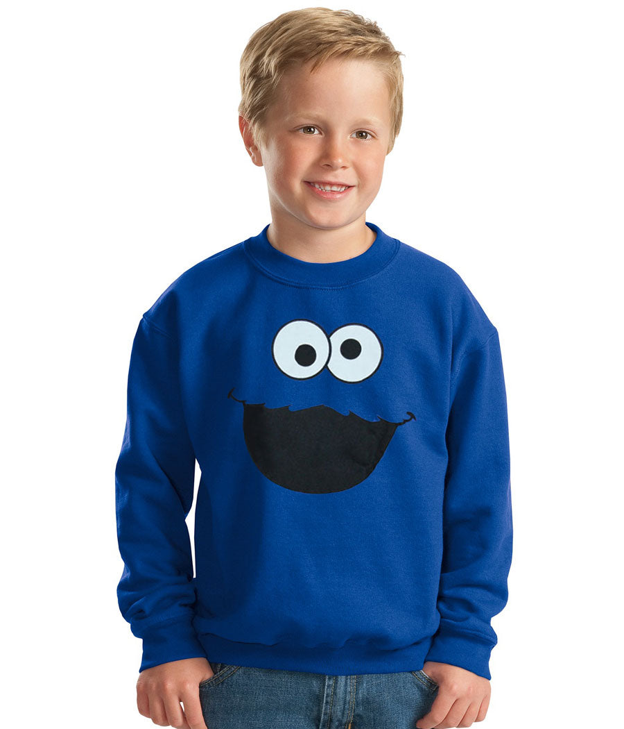 Cookie Monster Face Toddler Sweatshirt