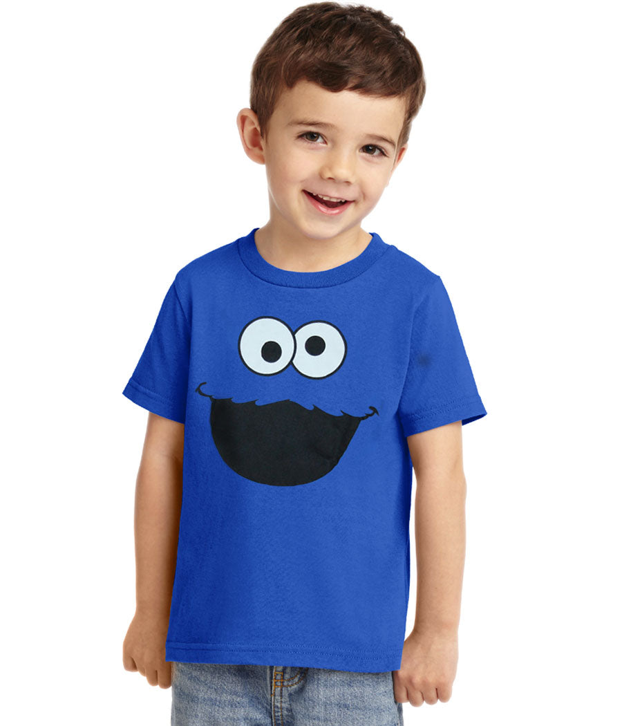 Cookie Monster Face Toddler T-Shirt