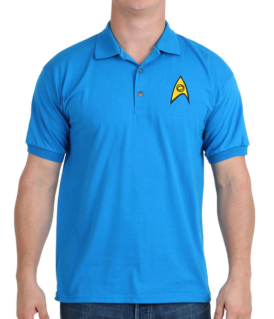 Star Trek Starfleet Science Uniform Polo Shirt