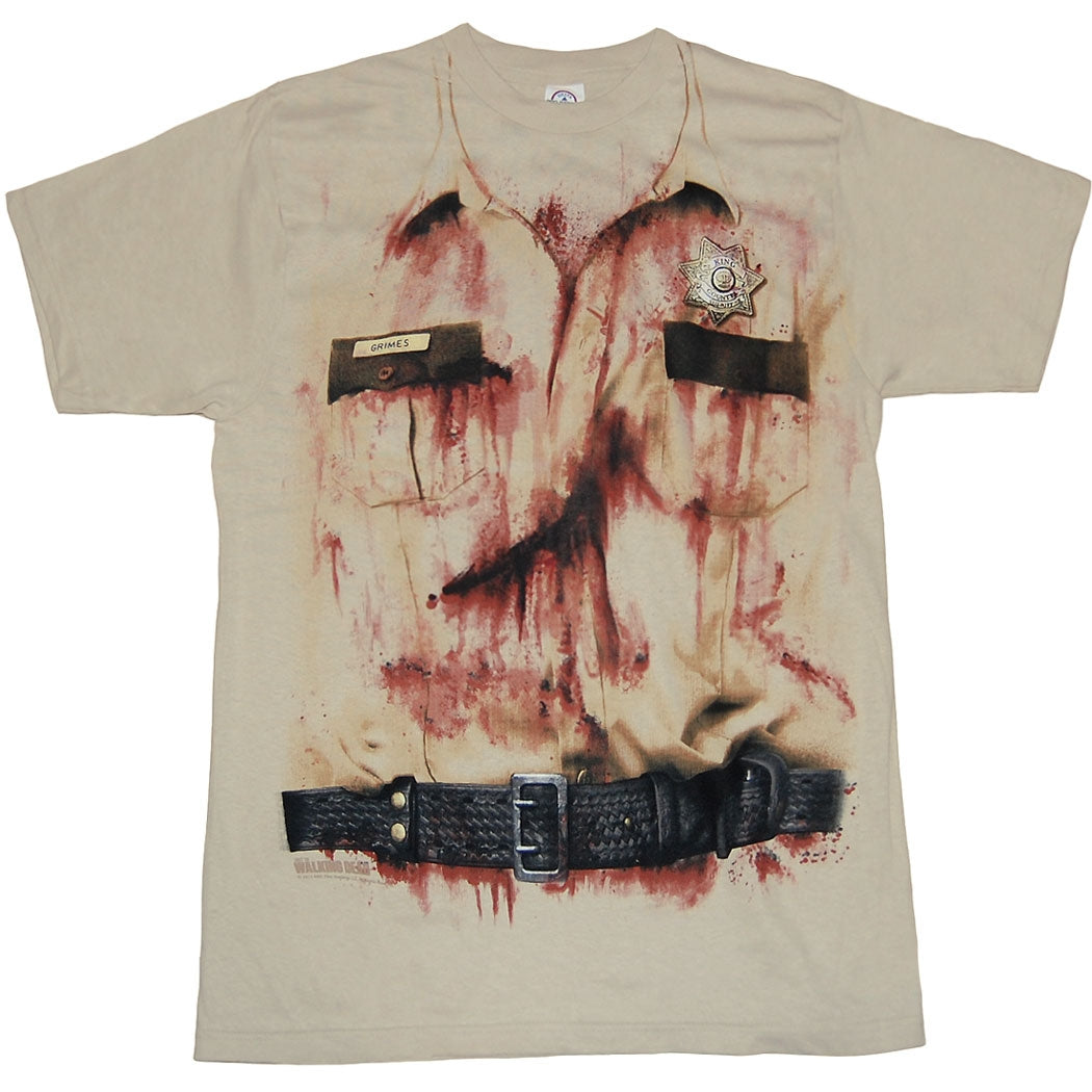 The Walking Dead Rick Grimes Costume T-Shirt – AnimationShops