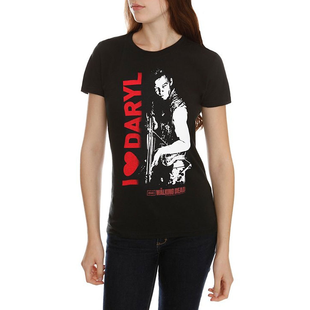 Walking Dead I Heart Daryl Ladies T-Shirt