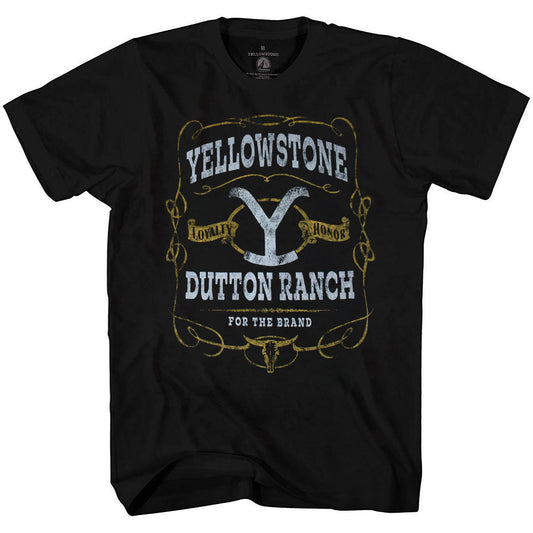 Yellowstone Dutton Ranch Label T-Shirt