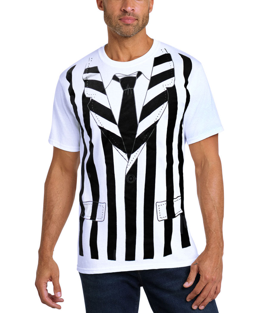 Bettlejucie Striped Suit Costume T-Shirt