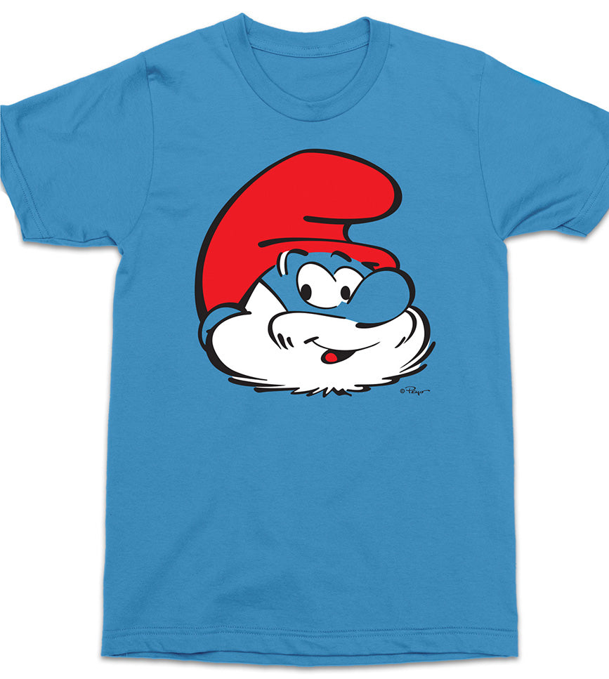 The Smurfs Papa Smurf Face Costume Shirt