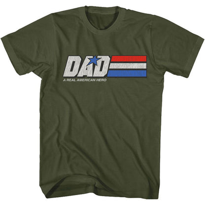 Dad A Real American Hero T-Shirt
