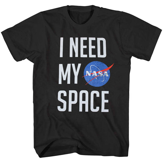 NASA I Need My Space T-Shirt Black